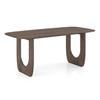 Aero Solid Wood 6 Seater Dining Table With 6  Wella Dining Chairs (Finish : Danish Walnut, Chair Colour : Blue)