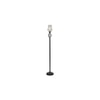 Elaine Black Glass Shade Floor Lamp