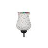 Mitchell Black Glass Shade Floor Lamp