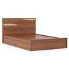 Karya Engineered Wood King Size Box Storage Bed In Wheat Brown Walnut Finish
