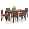 Atlas Crest Solid Wood 6 Seater Dining Table with Atlas Dining chairs Set