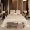 Stoa Paris Super King Bedsheet  Bedsheet, Tapioca Champagne