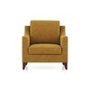 Abbey 1 Seater Fabric Sofa In Ochre Colour