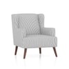 Brando Arm Chair in Naturaline Grey Color