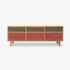 Kiko Secret Solid Wood Sideboard in Beige Colour