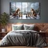 The Castle Decor Games Art Wall Painting Wooden Framed Digital Painting 27x48 Inch (Style 2)