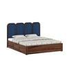 Aaram Wooden Queen Size Bed With Box Storage in Provincial Teak Finish