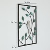 W-Banko Abstract Metal Wall Decor in Multicolor Set of 1