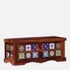 Rangrez Sheesham Wood Trunk in Honey Oak Finish
