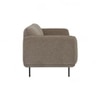 Scandinavian Mira Three Seater Sofa Beige Matte Finish