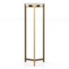 Midori Metal Drink Table in Gold Finish