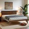 Axiswood Queen Size Bed Without Storage in Provencial Teak Finish