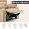 Avion Fabric One Seater Motorized Recliner in Beige Colour