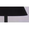 Vihaan Black Fabric Shade Floor Lamp with Black Iron Base
