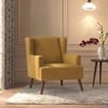 Brando Fabric Arm Chair in Ochre Colour