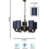 Devansh Solid Wood Electric Wall Light in Multi Colour with Multi Shade Count of 1 Light