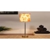 Multicolor cotton with Metal Gold Table Lamp