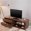 Allen Sheesham Wood Contemporary Tv Entertainment Unit For Tv Upto 70 Inch In Provisional Teak Finish