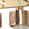 Eliante Modern Wall Lights Mild Steel & Glass Material Gold & White Finish