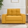 Calliro  Pull Out Sofa cum Bed  in Yellow Colour