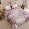 Stoa Paris 300TC UltraSatin King Size Comforter,  Lightweight, Lavender Peach