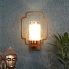 Eliante Antique Gold Wood Wall Light Decorative Light In Antique Gold Colour