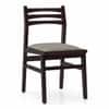 Leon Solid Wood Dining Chair Set Of 2 In Mahogany Finish