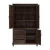 X 3 Door  Sheesham Wood Wardrobe In Provincial Teak Finish
