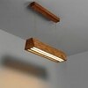 Sirius 24 Brown Wooden LED Hanging Lamp