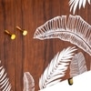 Adore Shoe Cabinet for 12 Pairs with Forest Print – Decorative Wooden Shoe Storage Cabinet
