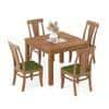 Brighton Square 4 Seater Dining Table With Fabio Dining Chair Set
