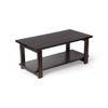 Aroda Sheesham Wood Coffee Table In Mahogany Finish