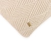 Tagus Silver Birch Knit Cotton Cushion Cover  12X20  Inches