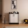 Nextstep 2 Door Metal Floor Cabinet Black