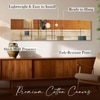 Abstract Geometric Linear Grid Canvas Wall Art 12 x 46 Inch