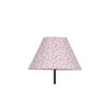 Florence Multicolour Fabric Floor Lamp with Black Iron Base