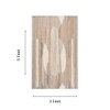 Handmade Wool Area Rug Modern Minimalist Beige 3 x 5 Feet Carpet