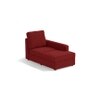 Apollo Sofa (Colour : Salsa Red, Cushion : Hard, Back Type : High Back, Seating Capacity : Right Aligned 3 Seater + Right Aligned Chaise)