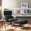 1956 Lounge Chair in Leatherette Black Colour