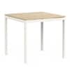 Holven 4 Seater Square Dining Table European oak & white