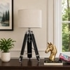 Elwin Natural Lenin Shade Table Lamp