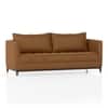 Florence Premium 3 Seater Fabric Sofa in Ochre velvet Colour