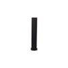 Charlene Black Cotton Shade Floor Lamp