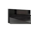 Kaito Engineered Wood Queen  Size Bed With Box Storage (Wenge Finish)
