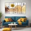 The Castle Decor Nature Art Wall Painting Wooden Framed 27x48 Inch (Style 9)