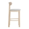 Scandinavian Lowen Counter Chair Natural Wood Finish