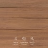 Vienta Engineered Wood Single  Size Bed With Box Storage (Oak Brown Finish)