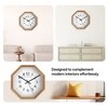 Distinct Arabic Indices Wooden Wall Clock