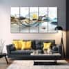 The Castle Decor Nature Art Wall Painting Wooden Framed 27x48 Inch (Style 6)