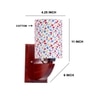 Devansh Solid Wood Electric Wall Light in Multi Colour with Multi Shade Count of 1 Light